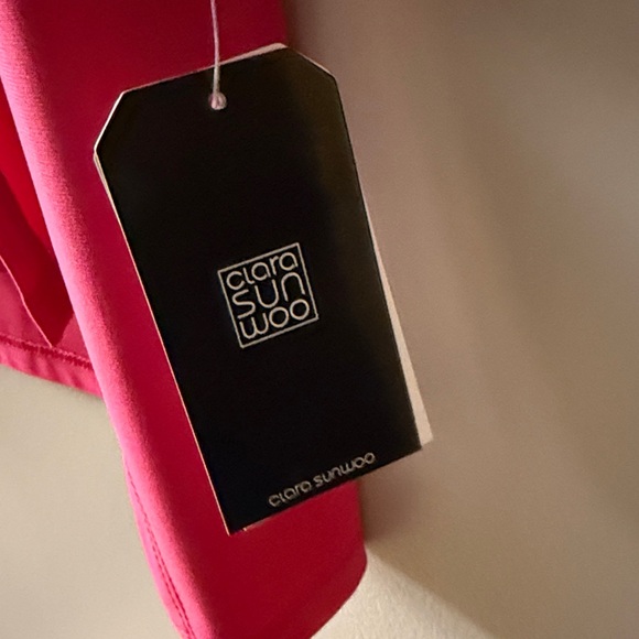 CLARA SUNWOO Fuchsia Tunic Top - Picture 3 of 4